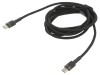 Cablu USB C 2m negru textil 60W, Baseus