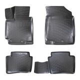 Covorase Auto Cauciuc Umbrella Kia Rio III (UB) 2011-2017, Negru, 4 Bucati, Protectie Premium