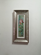Pictura contemporana &amp;quot;Trandafirul Roz&amp;quot;, ulei pe PFL foto