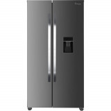 Side by side Fram FSBS-HM440NFXWDE++, Full No Frost, Compresor Inverter, Clasa E, Aspect Inox