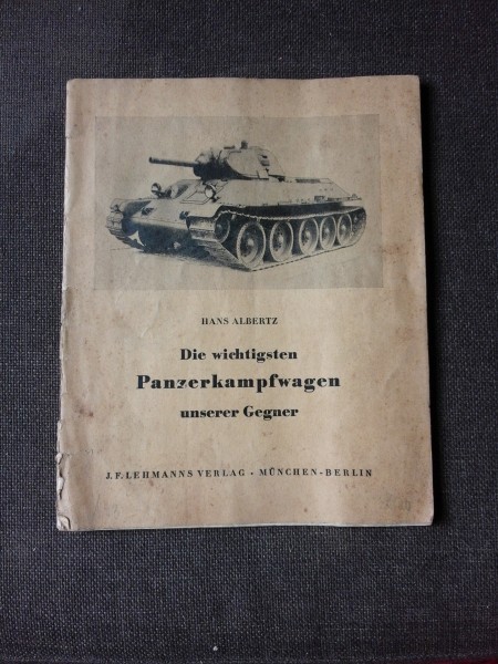 TANCURILE ADVERSARILOR NOSTRI, CARTE IN LIMBA GERMANA - HANS ALBERTZ