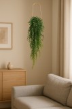 Planta artificiala suspendata Atmosphera Le Collectionneur cu ghiveci ceramic, 105 cm, auriu Household NewTrend