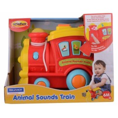 Jucarie de tras interactiva Winfun - Locomotiva, cu lumini si sunete foto