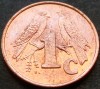 Moneda exotica 1 CENT - AFRICA de SUD, anul 1999 * cod 737