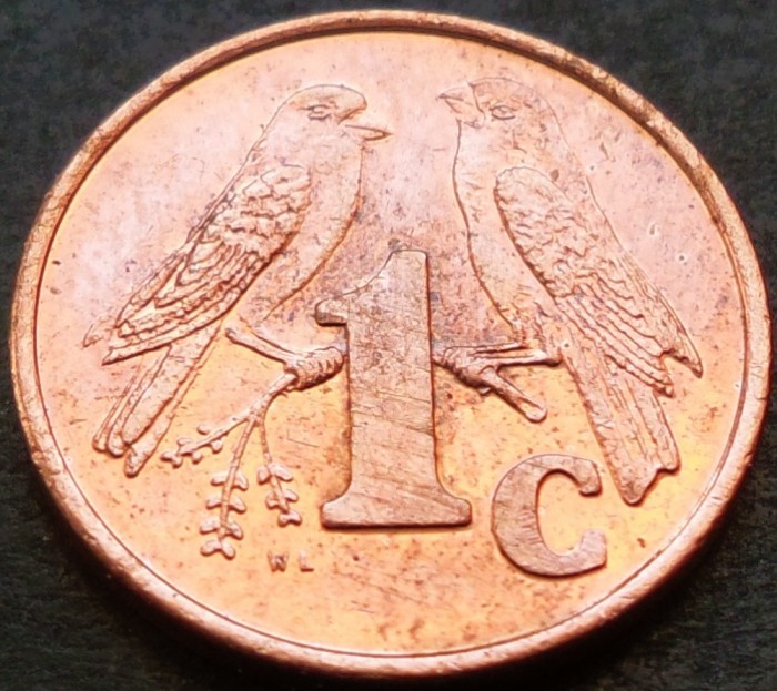 Moneda exotica 1 CENT - AFRICA de SUD, anul 1999 * cod 737