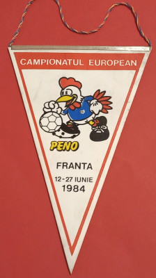 Fanion fotbal - Romania la Campionatul European FRANTA 1984 foto