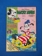 MICKEY MOUSE / MICKY MAUS , REVISTA BENZI DESENATE IN GERMANA , NR. 27 / 1984 foto