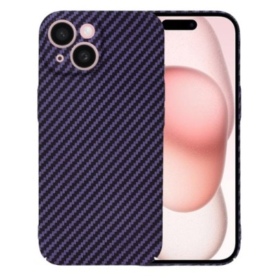 Husa pentru iPhone 15 - Techsuit Carbonite FiberShell - Purple foto