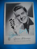 HOPCT 1544 GUNTER SCHMITTJER -GERMANIA -ACTORI/ARTISTI-AUTOGRAF-CIRCULATA, Necirculata, Fotografie