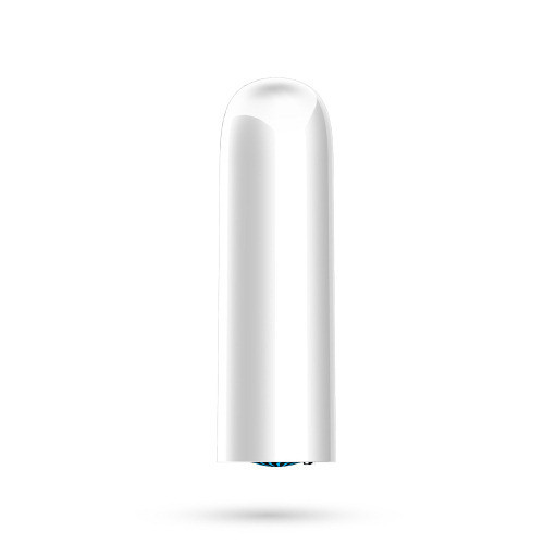 Vibratoare glont - Crushious Quackers Glont Vibrator Reincarcabil cu 10 Moduri Puternice de Vibratie Alb