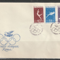 Romania 1960 - #494 Jocurile Olimpice Roma FDC 1v MNH