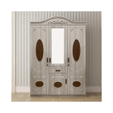Dulap Dormitor/Hol ZQE 017 MDF 150x200x50cm, 4 Usi + 1 Sertar, PAL Melaminat, Modern