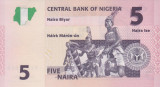 Bancnota Nigeria 5 Naira 2006 - P32a UNC ( hartie )