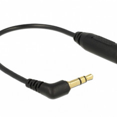 Cablu Stereo jack 3.5 mm 3 pini la jack 2.5 mm 3 pini T-M unghi, Delock 65675