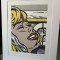 Roy Lichtenstein - Shipboard girl, grano-litografie originala, semnata, nou