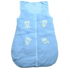 Sac de dormit pentru baieti Koala Funny Bears 07-082, Albastru foto