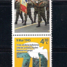 ROMANIA 2015 - ZIUA VICTORIEI, 70 DE ANI - VINIETA 1, MNH - LP 2065a