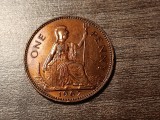 C50 - Moneda foarte veche - Anglia - one penny - 1967