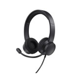 Casti Trust Ayda USB-ENC, Microfon, USB, Negru