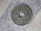 20 centimes 1941 franta