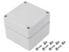 Carcasă universală gri FIBOX IP67 IK08 Policarbonat PC080807 80x82x65mm