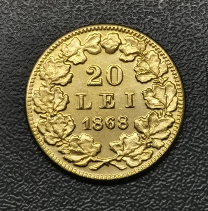 Rom&acirc;nia 20 Lei 1868 replica