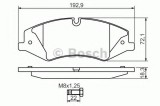 Set placute frana,frana disc LAND ROVER RANGE ROVER III (LM) (2002 - 2012) BOSCH 0 986 494 408