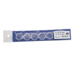 5 capsule pentru monede de 37 mm