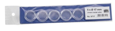 5 capsule pentru monede de 43 mm foto
