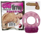 One Time Use Cock Ring - Inel pentru Penis cu Vibrații, 2,5 cm