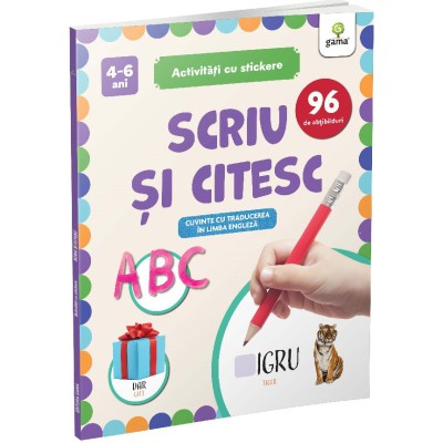 Scriu si citesc/ Activitati cu stickere foto
