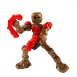 Figurina Robot articulat transformabil KlikBot, Blaze