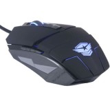 Mouse Gaming Easars Spotter Negru, 4000 DPI, 7 Butoane Programabile, RGB, Greutate Ajustabila, Switch-uri Omron, Somic