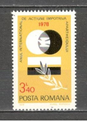 Romania.1978 Anul international impotriva rasismului ZR.610 foto
