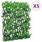 vidaXL&nbsp;Spalier iederă artificială extensibil, 5 buc., verde, 180x70 cm 366575