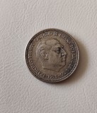 Spania - 2.50 Pesetas (1953) - Francisco Franco - monedă s338