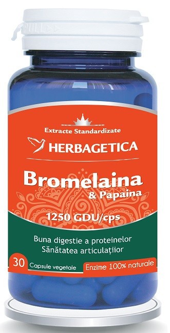 BROMELAINA &amp; PAPAINA 30CPS