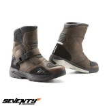 Cumpara ieftin Ghete (cizme) pentru scuter - motocicleta Adventure (Touring) Unisex Seventy model SD-BA5 culoare: maro Maro 48
