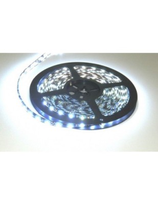 Banda led alba 60 leduri /metru, 12V, rezistenta la apa, la rola de 5 metri foto