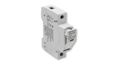 Bază de siguranță Qoltec cu diodă + siguranță DC | 1P | 1000V | 20A | 10x38 | solar foto