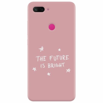 Husa silicon pentru Xiaomi Mi 8 Lite, The Future Is Bright foto