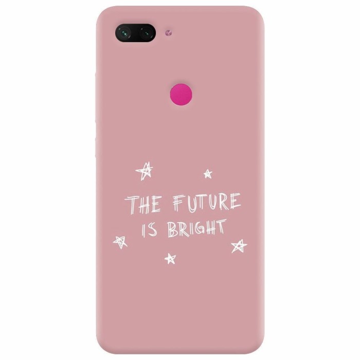 Husa silicon pentru Xiaomi Mi 8 Lite, The Future Is Bright
