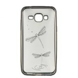Cumpara ieftin Pachet Folie Sticla + Husa Tellur Slim Samsung J3 2016 J320 Fluturi