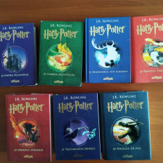 J.K.Rowning – seria Harry Potter (Arthur, prima editie (8 vol)