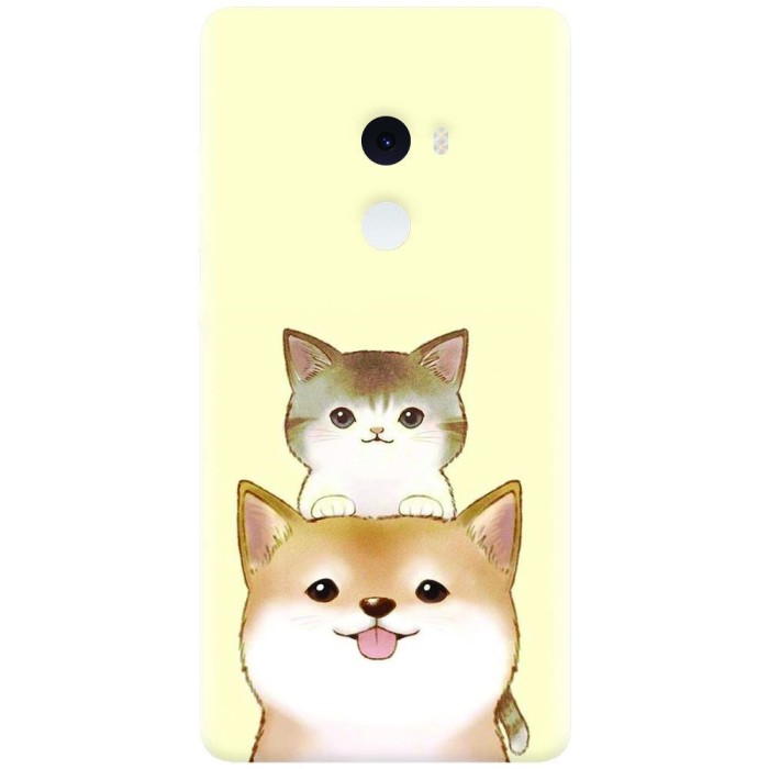 Husa silicon pentru Xiaomi Mi Mix 2, Two Cat