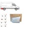 Set reparatie aripa spate VW CRAFTER (2E), 12.2005-04.2017; MERCEDES SPRINTER, 07.2006-2018, partea dreapta, fara locas ornament, in spatele carcasei