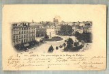 AD 418 C. P. VECHE-LIEGE -BELGIA-1900-CATRE DOMNUL SI DOAMNA FLORESCU,BUCURESTI, Circulata, Franta, Printata