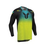 Cumpara ieftin Bluza Motocross/Enduro Thor Launchmode Air Darkside negru / verde fluorescent