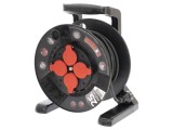 Prelungitor alimentare KEL 3x2,5mm2 4 prize 25m 16A negru