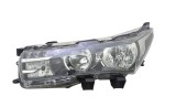 Far Toyota Corolla (E18), 07.2013-05.2016, partea Stanga, cu lumina timp de zi tip LED; H11+HB3+LED; electric; fara motor, TYC 20F050A62B
